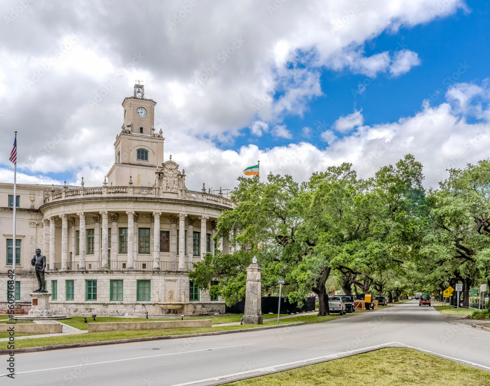 Miracle Mile Historic Town Hall Building Coral Gables Florida