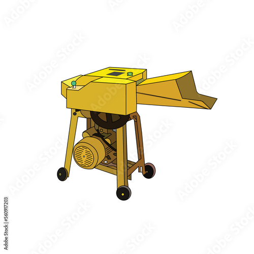 Chaff cutter and crusher machine