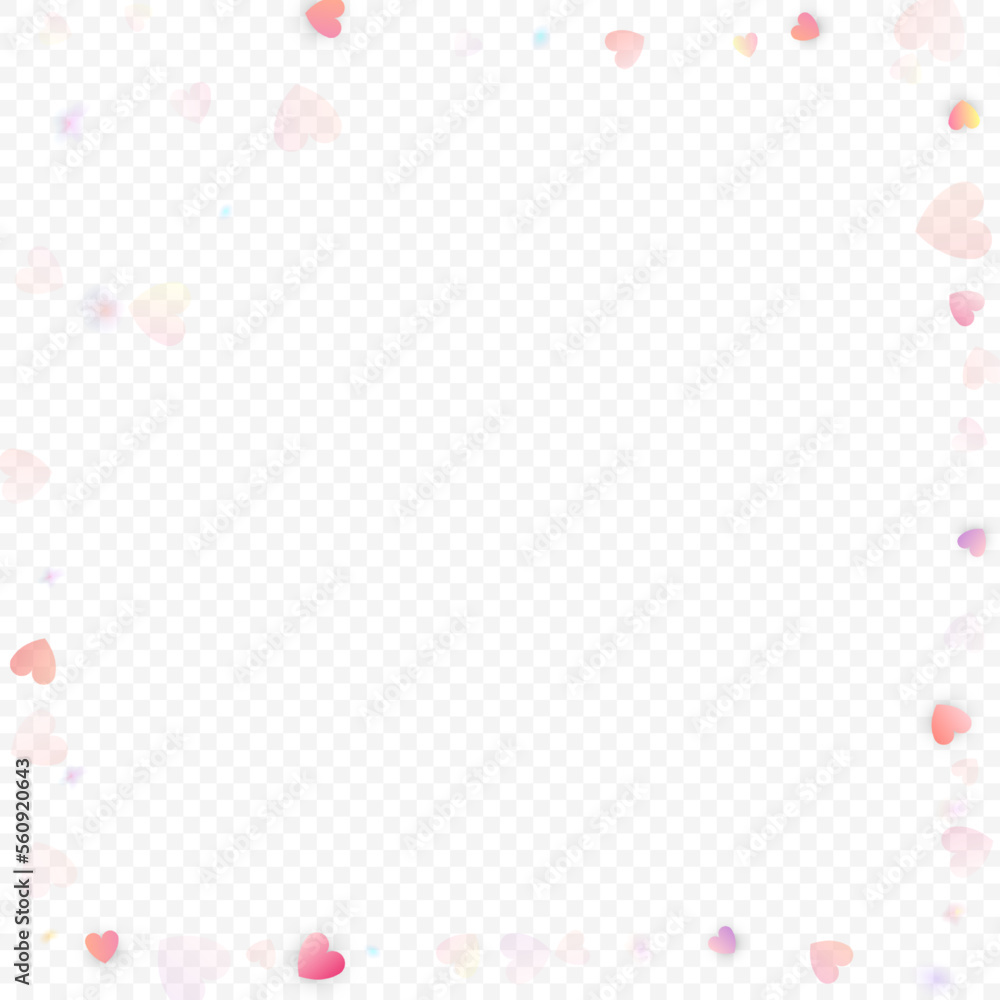 heart love vector confetti frame valentine pink heart love vector confetti frame valentine pink