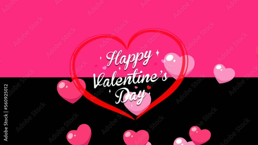 animated happy valentines card, with interesting ornaments, with a romantic concept. animated happy valentines card, with interesting ornaments, with a romantic concept.