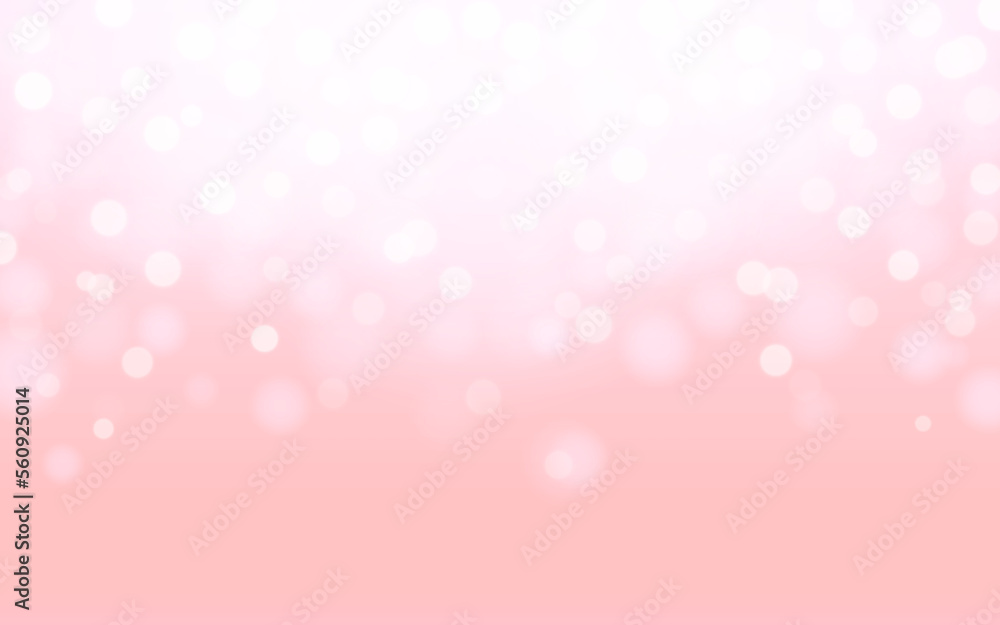 Pink Color bokeh soft light abstract background, Vector eps 10 illustration bokeh particles, Background decoration