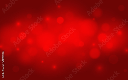 Red color bokeh soft light abstract background, Vector eps 10 illustration bokeh particles, Background decoration