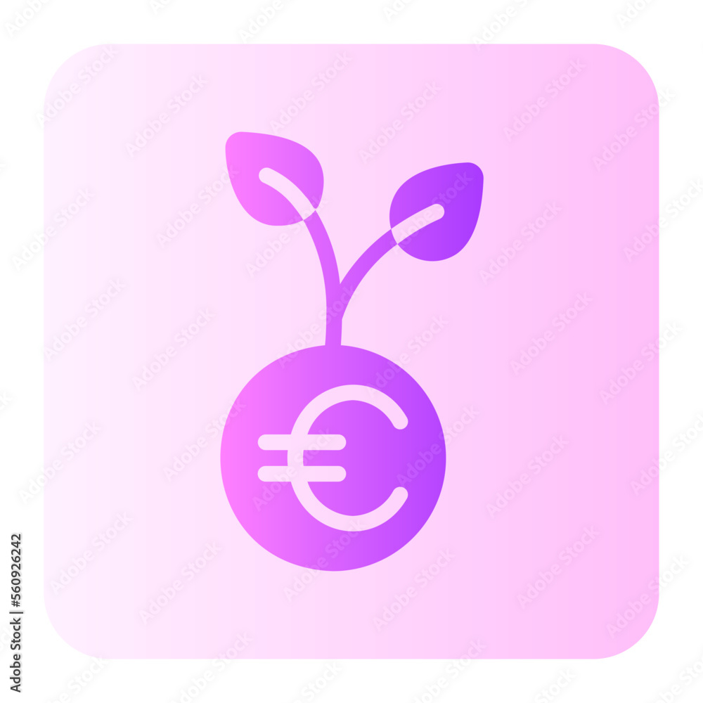 growth gradient icon growth gradient icon
