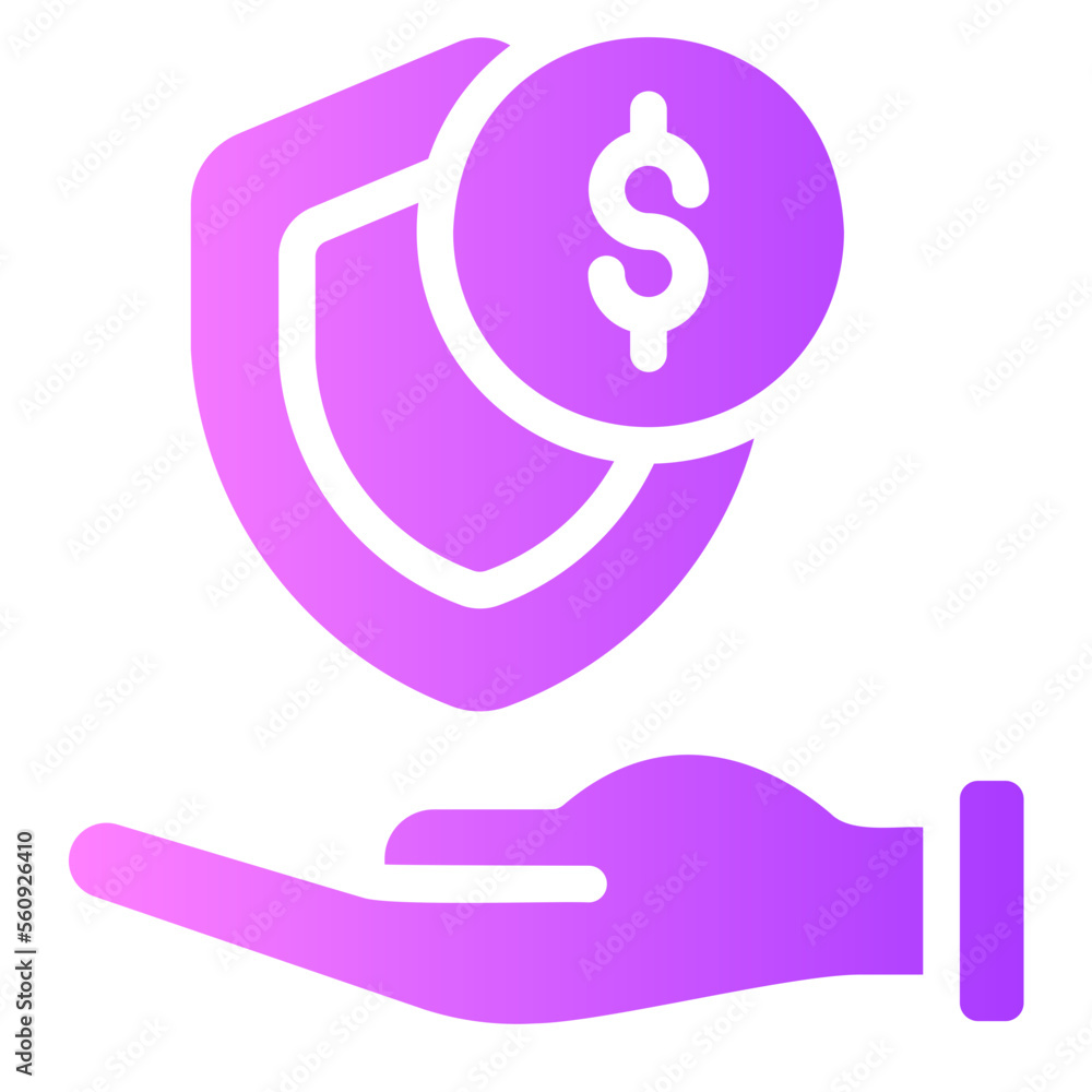 protection gradient icon protection gradient icon