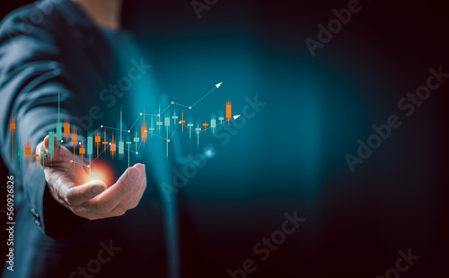 Photography planning and strategy, Stock market, Business growth, progress or success concept