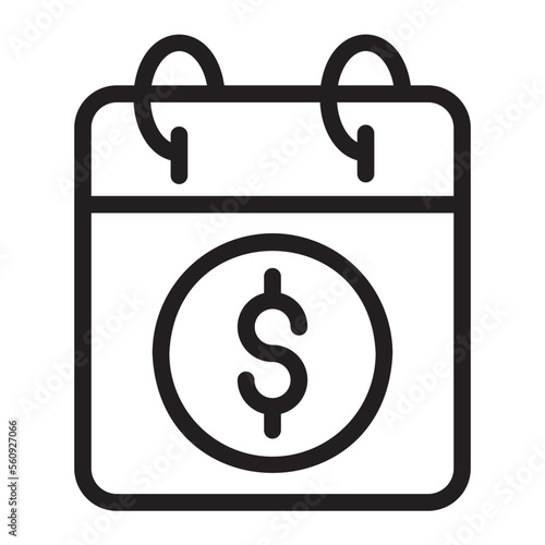 payment day line icon