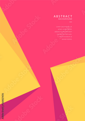 Colorful neo geometric background. Minimal color geometrical shapes. Modern abstract promotional flyer background vector illustration. Geometric template poster, brochure memphis pattern