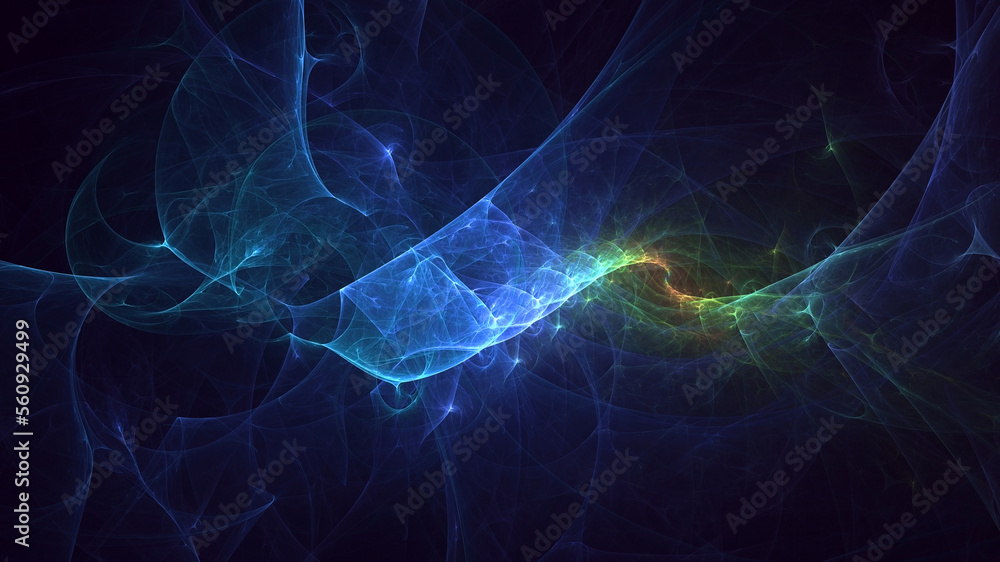 3D rendering abstract colorful fractal light background 3D rendering abstract colorful fractal light background