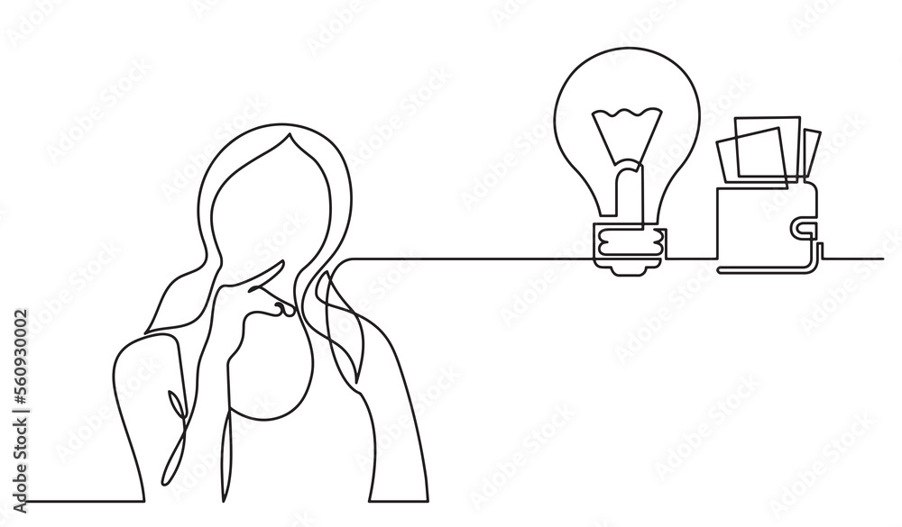 one line drawing of person thinking solving problems finding solutions drawing presentation - PNG image with transparent background one line drawing of person thinking solving problems finding solutions drawing presentation - PNG image with transparent background