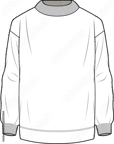 MEN AND BOYS WEAR CARDIGAN SWEATER FLAT DESIGN VECTOR