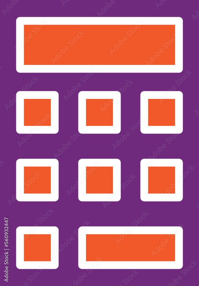 Calculator Vector Icon Design Illustration Calculator Vector Icon Design Illustration