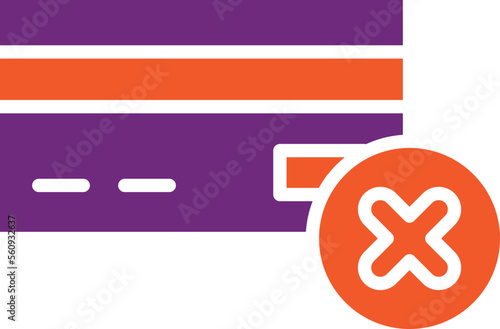 Payment failed Vector Icon Design Illustration