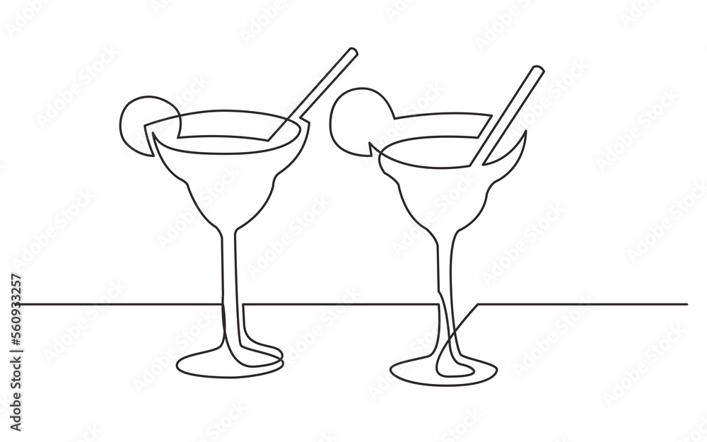 continuous line drawing two exotic cocktail drinks - PNG image with transparent background continuous line drawing two exotic cocktail drinks - PNG image with transparent background