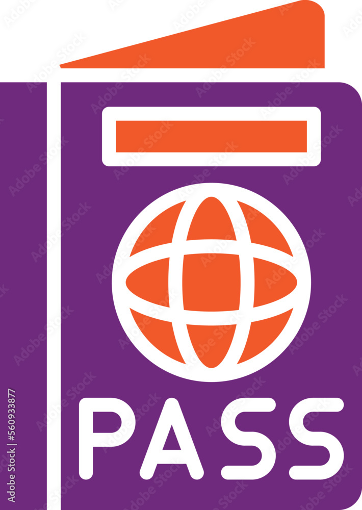 Passport Vector Icon Design Illustration Passport Vector Icon Design Illustration