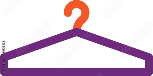 Hanger Vector Icon Design Illustration