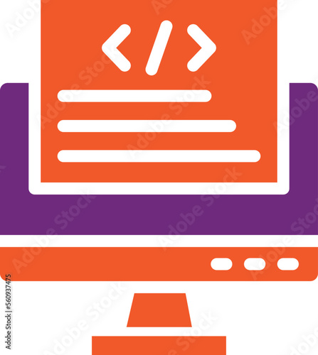 Front end Vector Icon Design Illustration