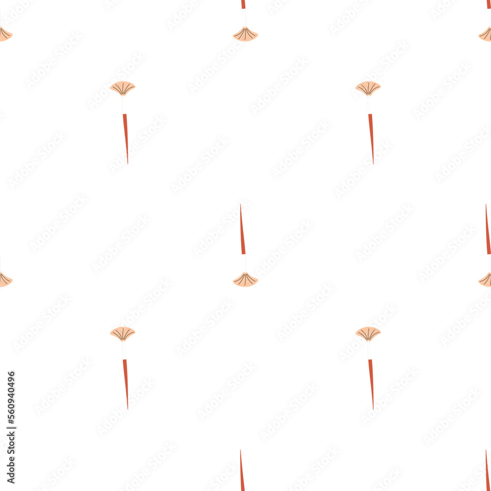 Paintbrush in flat style seamless pattern. School vector print. Hobby concept. Perfect print for giftware or stationery Paintbrush in flat style seamless pattern. School vector print. Hobby concept. Perfect print for giftware or stationery