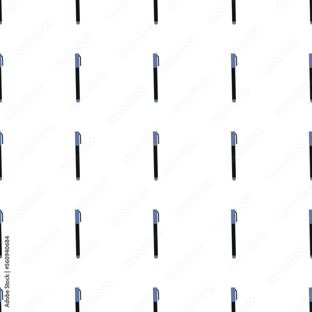 Pen, great design for any purposes. Doodle vector seamless pattern. Perfect print for giftware or stationery Pen, great design for any purposes. Doodle vector seamless pattern. Perfect print for giftware or stationery