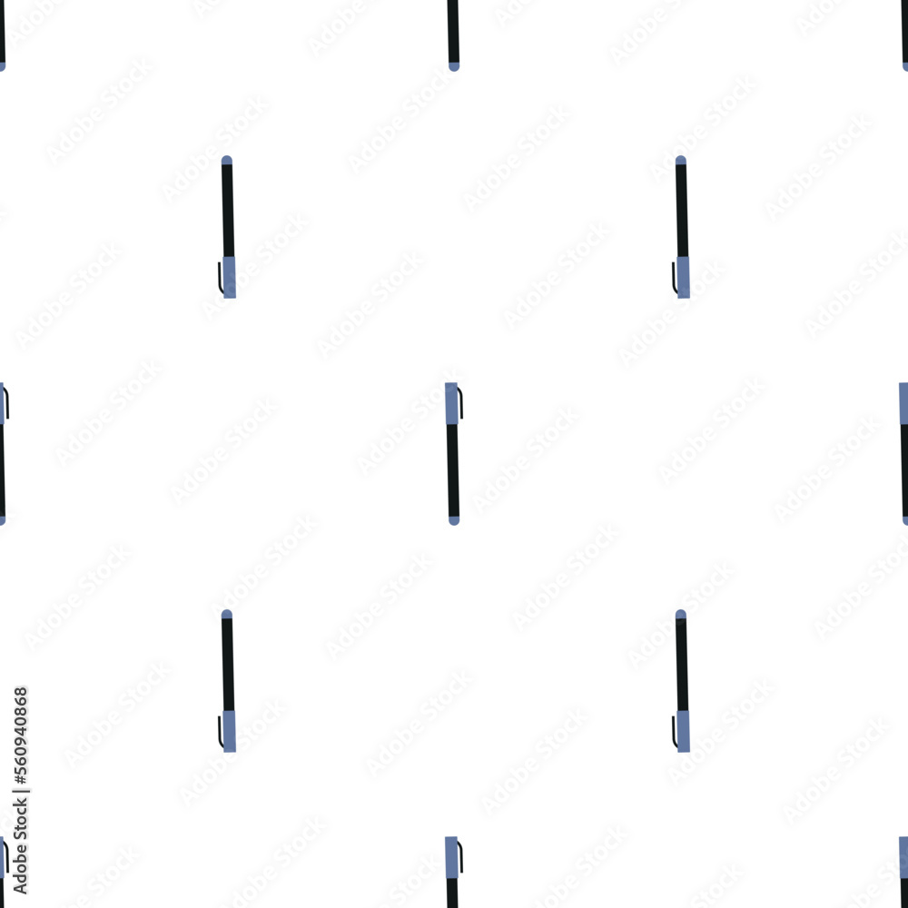 Pen, great design for any purposes. Doodle vector seamless pattern. Perfect print for giftware or stationery