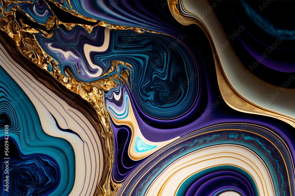 Marble Swirls and Agate Ripples illustration. Marble Swirls and Agate Ripples illustration.