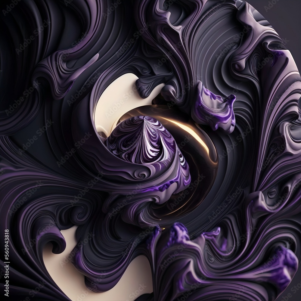 Marble Swirls and Agate Ripples illustration.