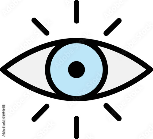 Eye Vector Icon Design Illustration