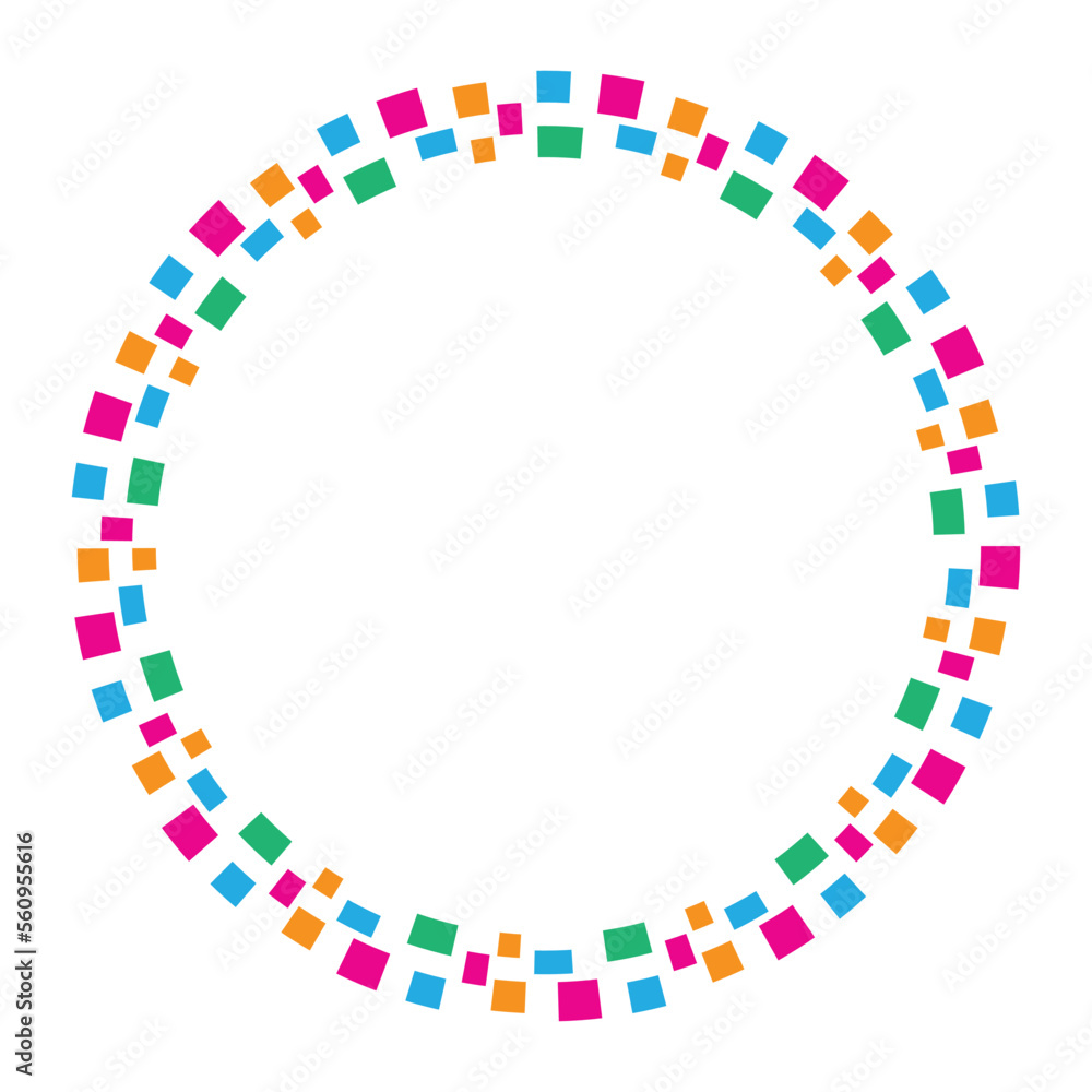 Obraz premium Round border frame