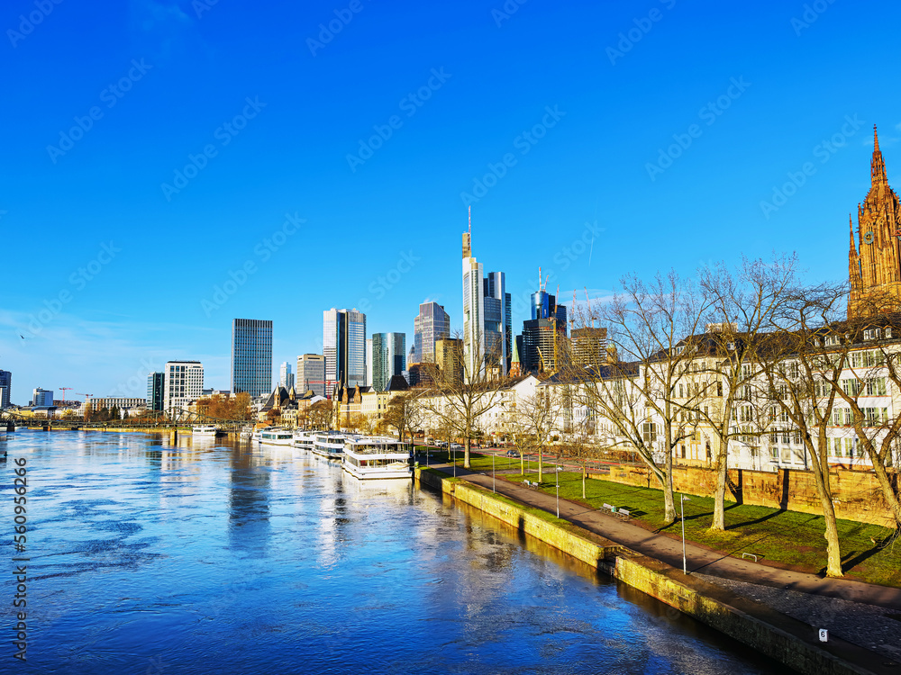 Commercial finance building in Frankfurt, Germany.