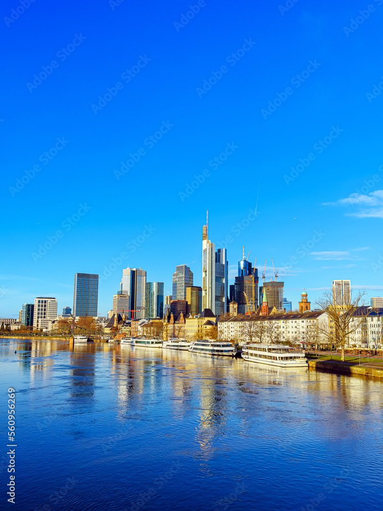 Commercial finance building in Frankfurt, Germany.