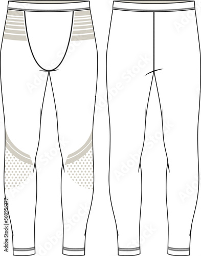 KID BOYS BOTTOM WEAR LEGGING FLAT DESIGN VECTOR