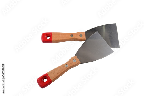 Принти на полотні Putty knife tool isolated on transparent background
