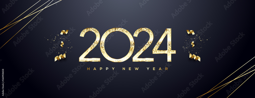 2024 Happy New Year Greeting Card 2024 Happy New Year Greeting Card