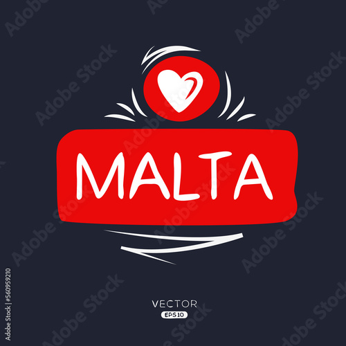 Creative (Malta city) love design.