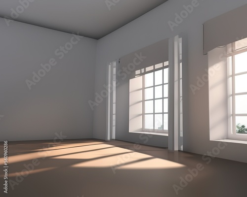 Wallpaper Mural an empty room with a window Torontodigital.ca