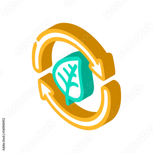 eco esg isometric icon vector. eco esg sign. isolated symbol illustration