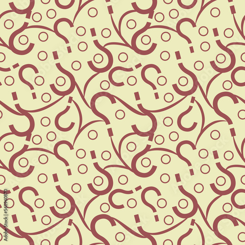 Vintage background Seamless vector pattern for design and fashion prints Liberty style