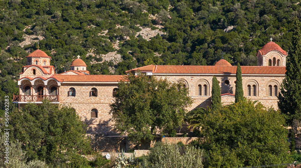 Kloster Kalamiou, Nonnenkloster, Epidaurus, Argolida, Peloponnes, Griechenland 