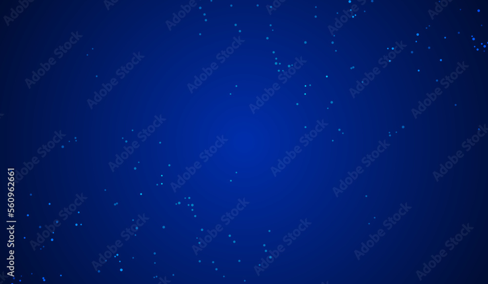 Blue background with sparkling stars