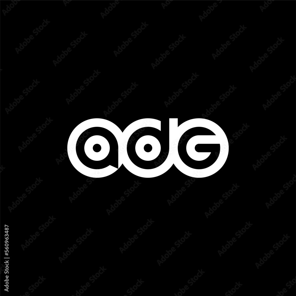 ADG Letter Initial Logo Design Template Vector Illustration ADG Letter Initial Logo Design Template Vector Illustration
