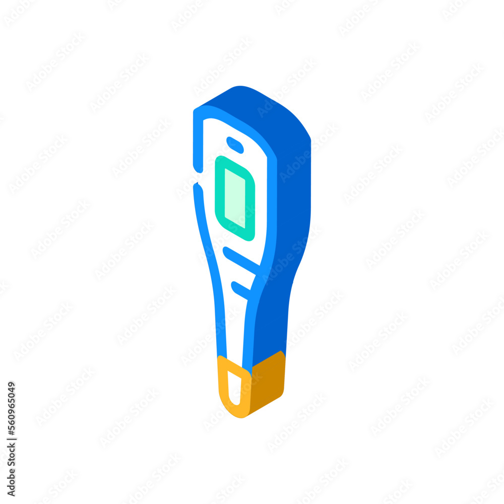 oral thermometer first aid isometric icon vector. oral thermometer first aid sign. isolated symbol illustration oral thermometer first aid isometric icon vector. oral thermometer first aid sign. isolated symbol illustration