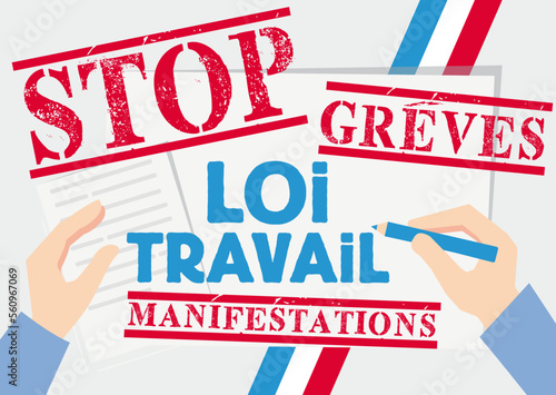 Loi travail, grèves, manifestations