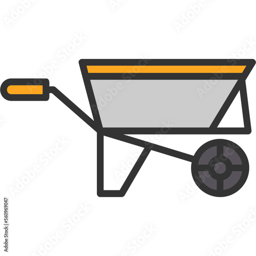 Wheelbarrow Icon
