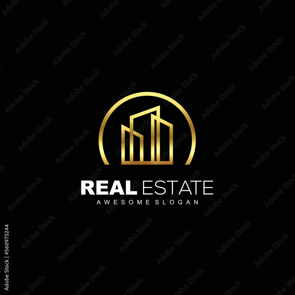 real estate logo elegant design illustration symbol real estate logo elegant design illustration symbol