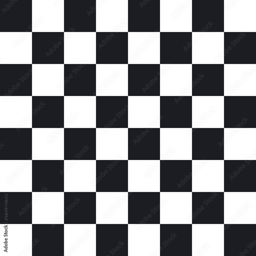 Fototapeta premium Check pattern, seamless pattern, black and white, can be used in decorative design fashion clothes Bedding sets, curtains, tablecloths, notebooks, gift wrapping paper