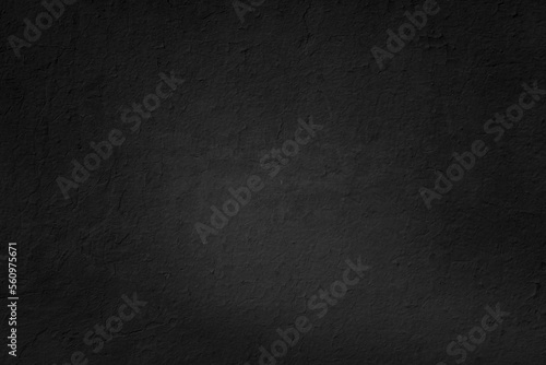 Old black grunge background. Dark concrete wall tetxure