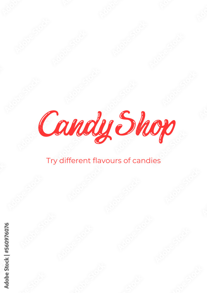 Candy Shop : minimalist concept for some business 