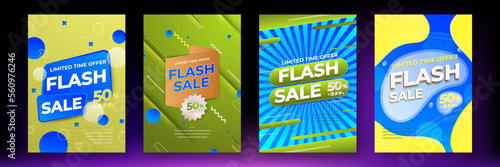 Collection of Sale and Discount Offers Flyers