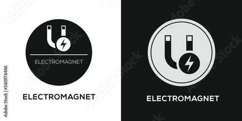 Creative (Electromagnet) Icon, Vector sign.