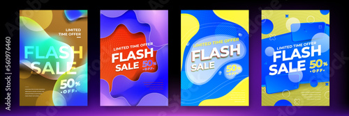 Collection of Sale and Discount Offers Flyers