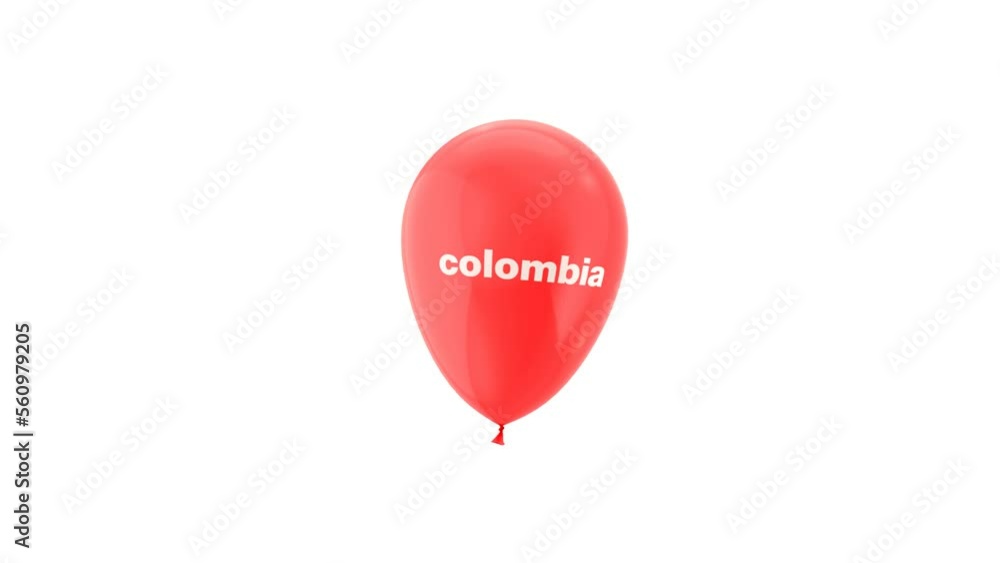 Colombia National Day Celebration. Loop Animation. Alpha Matte Channel and Green Background. Colombia National Day Celebration. Loop Animation. Alpha Matte Channel and Green Background.